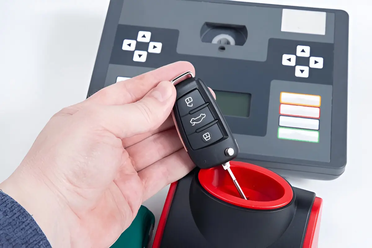 Auto Locksmith replacing lost or broken car keys professionally